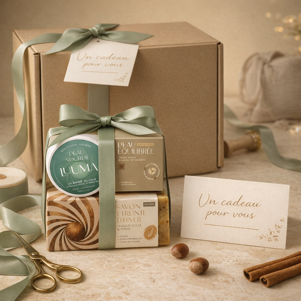 Pack rituel avec son ruban cadeau et un petit mot