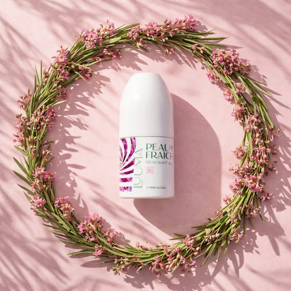 le deo palmarosa est couché dans une couche de fleurs