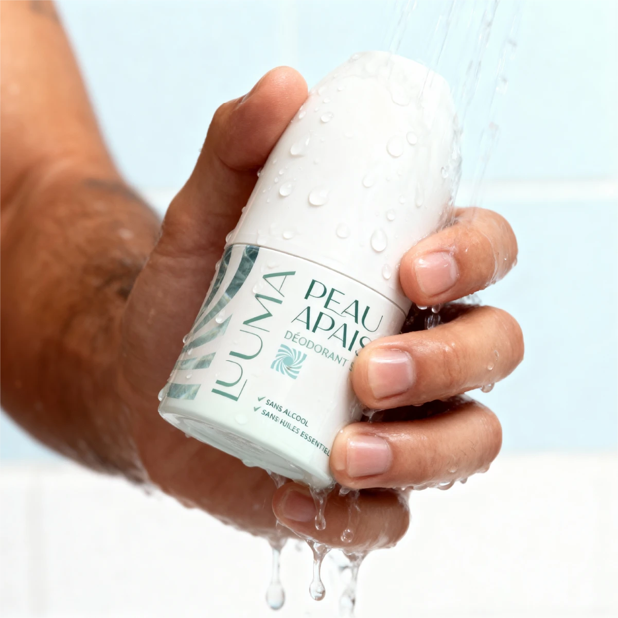 Déo pris en main sous la douche