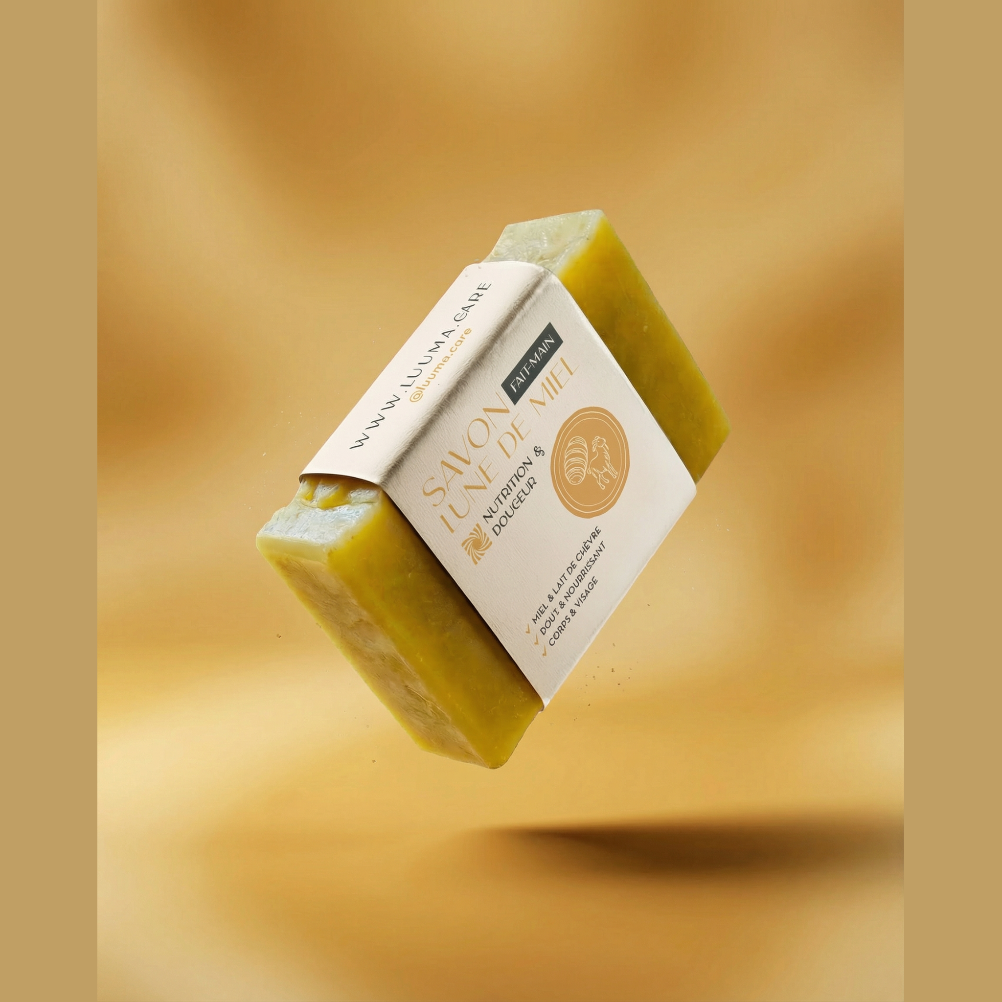 Savon au lait de chèvre et miel