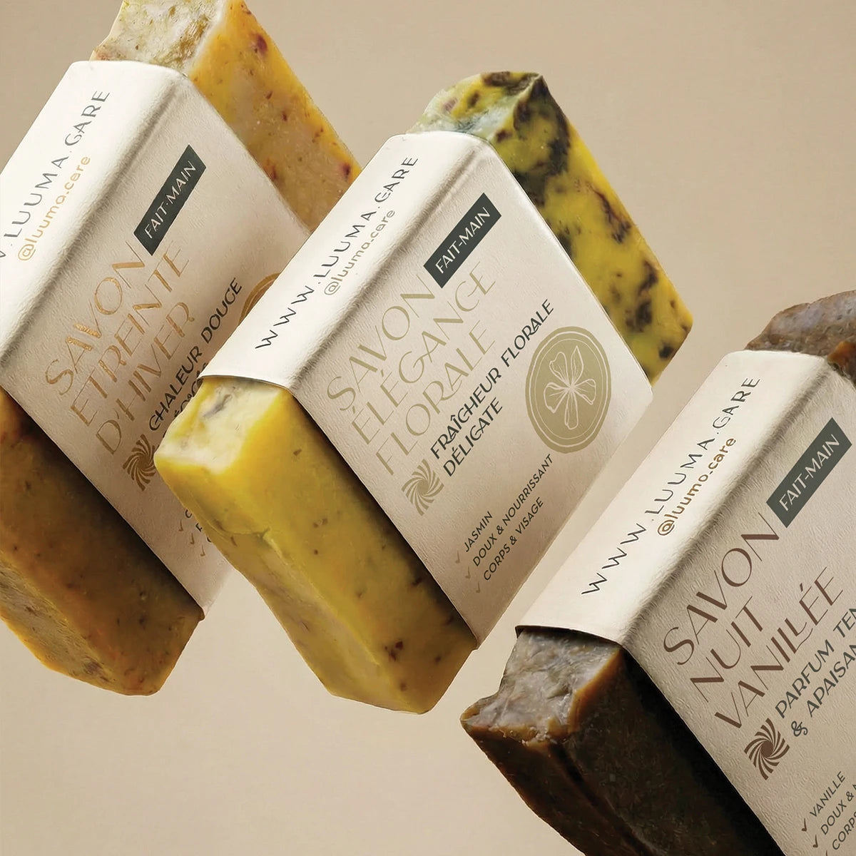 3 savons mis en avant