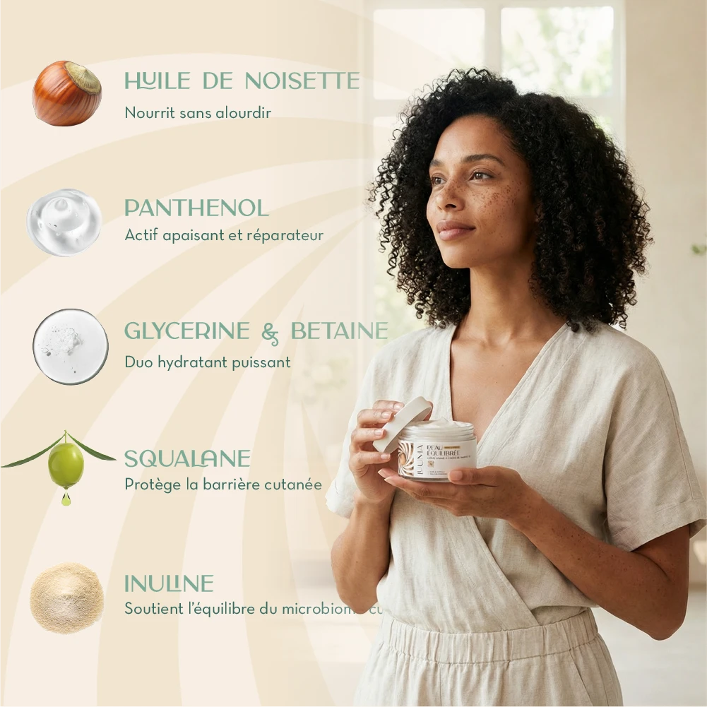 Liste des ingrédients et bienfaits de la Crème à l'huile de noisette