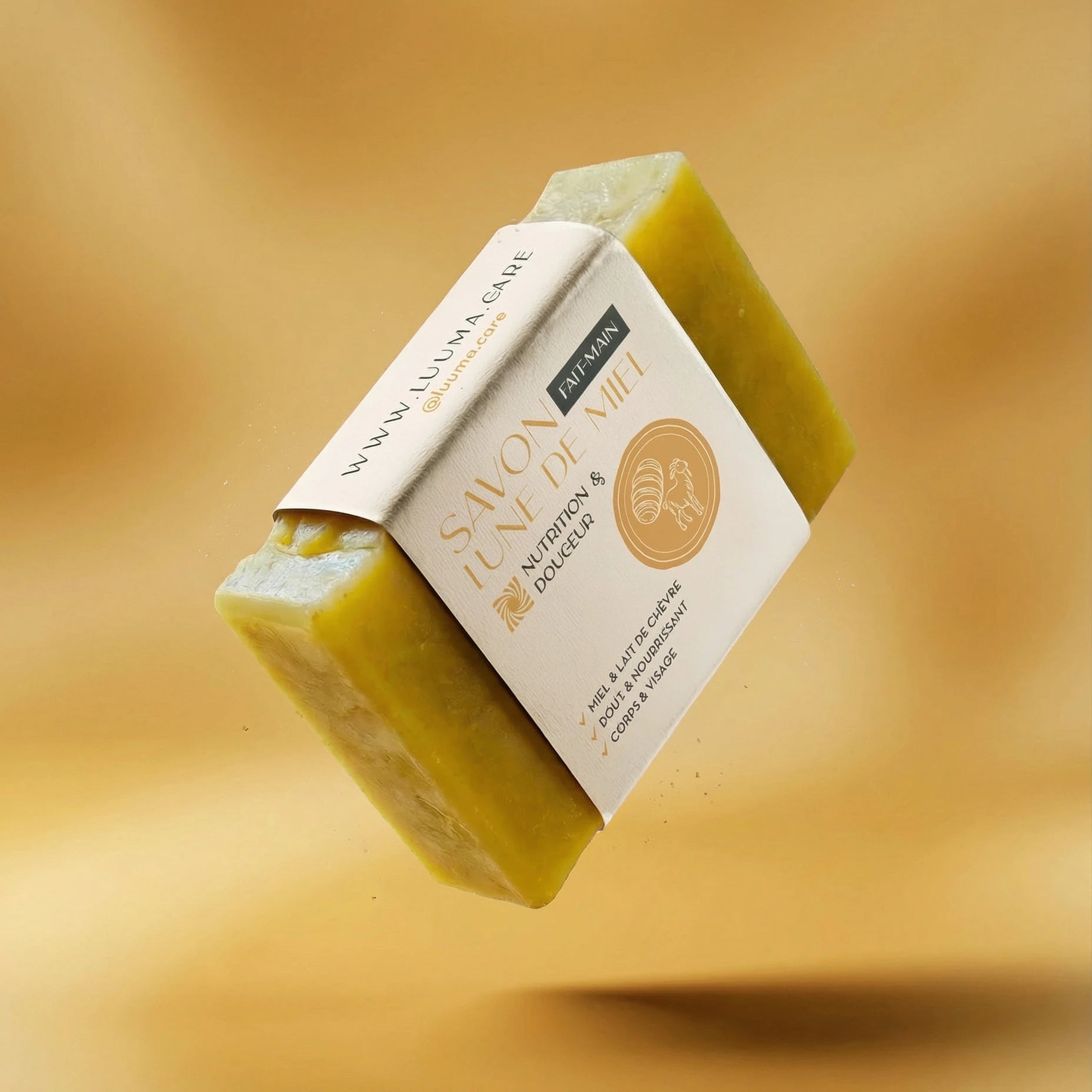 Savon au lait de chèvre et miel