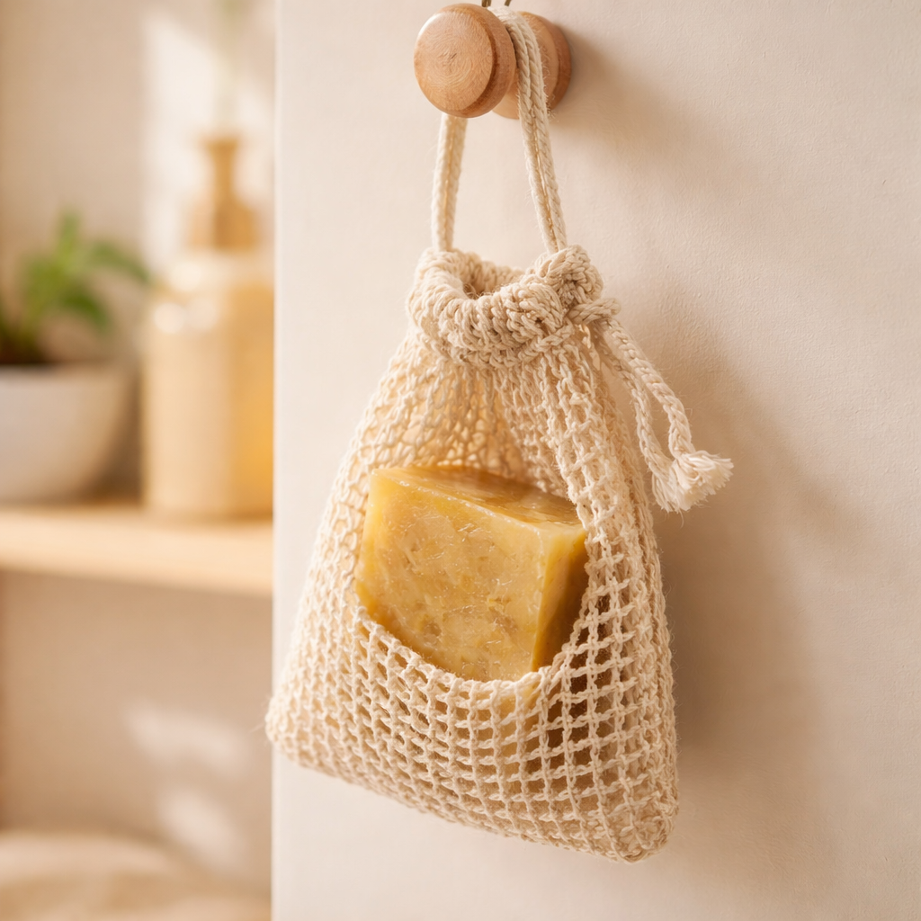 filet contenant le savon