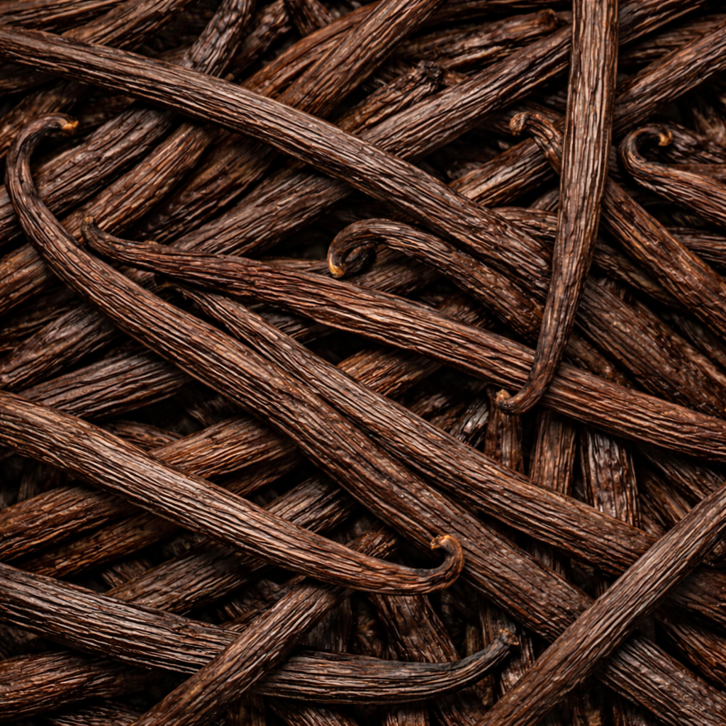 plein de batons de vanille